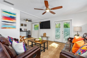 NEW! Home with Private Fenced Zen Yard and Fire Pit! STEPS to the Beach!